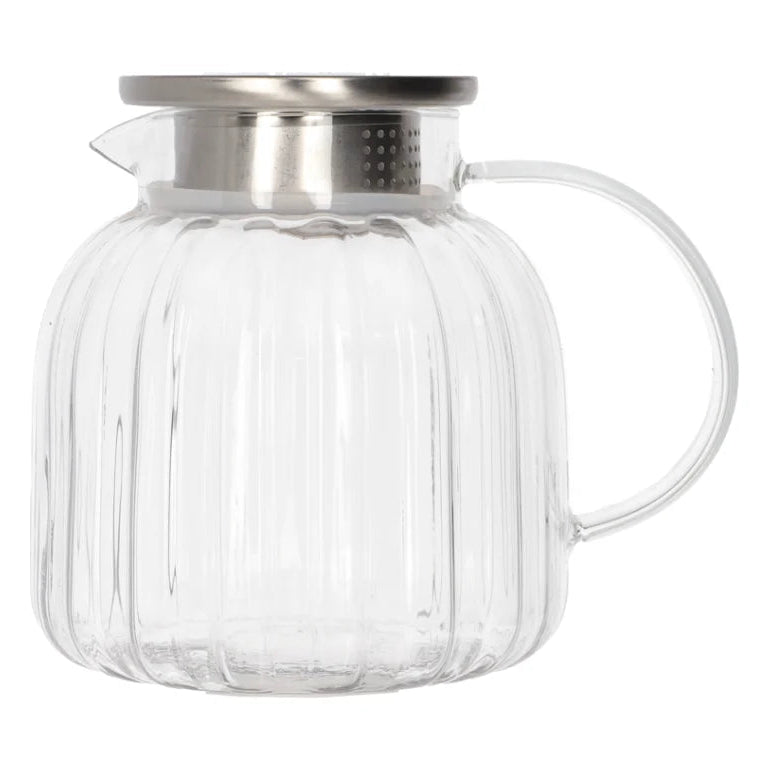 Danny Home Modern Borosilicate Glass Teapot – 1415ml Premium Tea Brewing & Serving Pot
