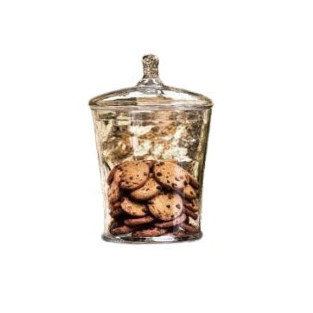 Danny Home Premium Decorative Glass Jar for Elegant Everyday Dining & Kitchen Use