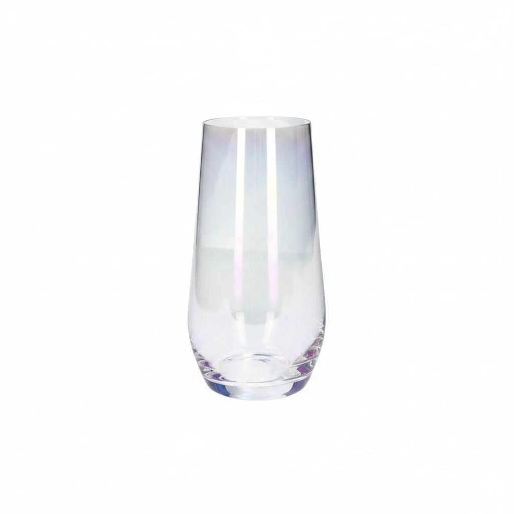 Danny Home Premium 6-Piece Glass Set 550ml for Elegant Everyday Dining & Kitchen Use