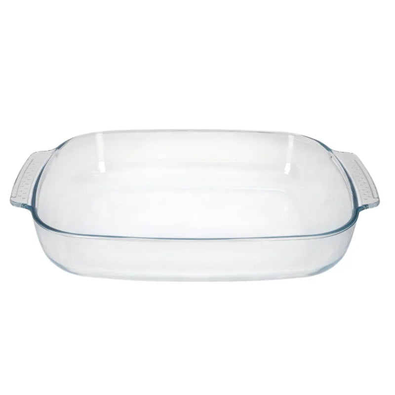 Danny Home Premium 3.8L Glass Baking Pan for Family-Size Baking, Roasting & Serving
