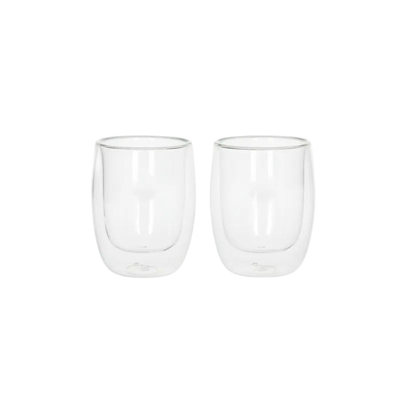 Double Wall Glass 200ml 2-Piece Set24c – Premium Elegant Drinkware