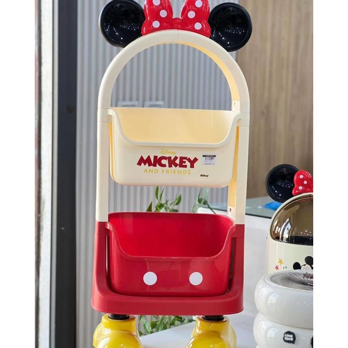 Disney-Inspired 2-Tier Wall Mounted Kids Storage Organizer Nursery Storage