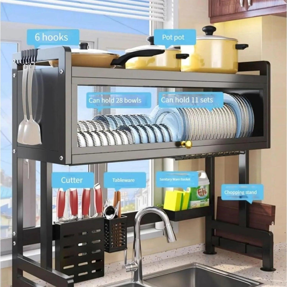 Over The Sink Rack for Kitchen Organization and Storage