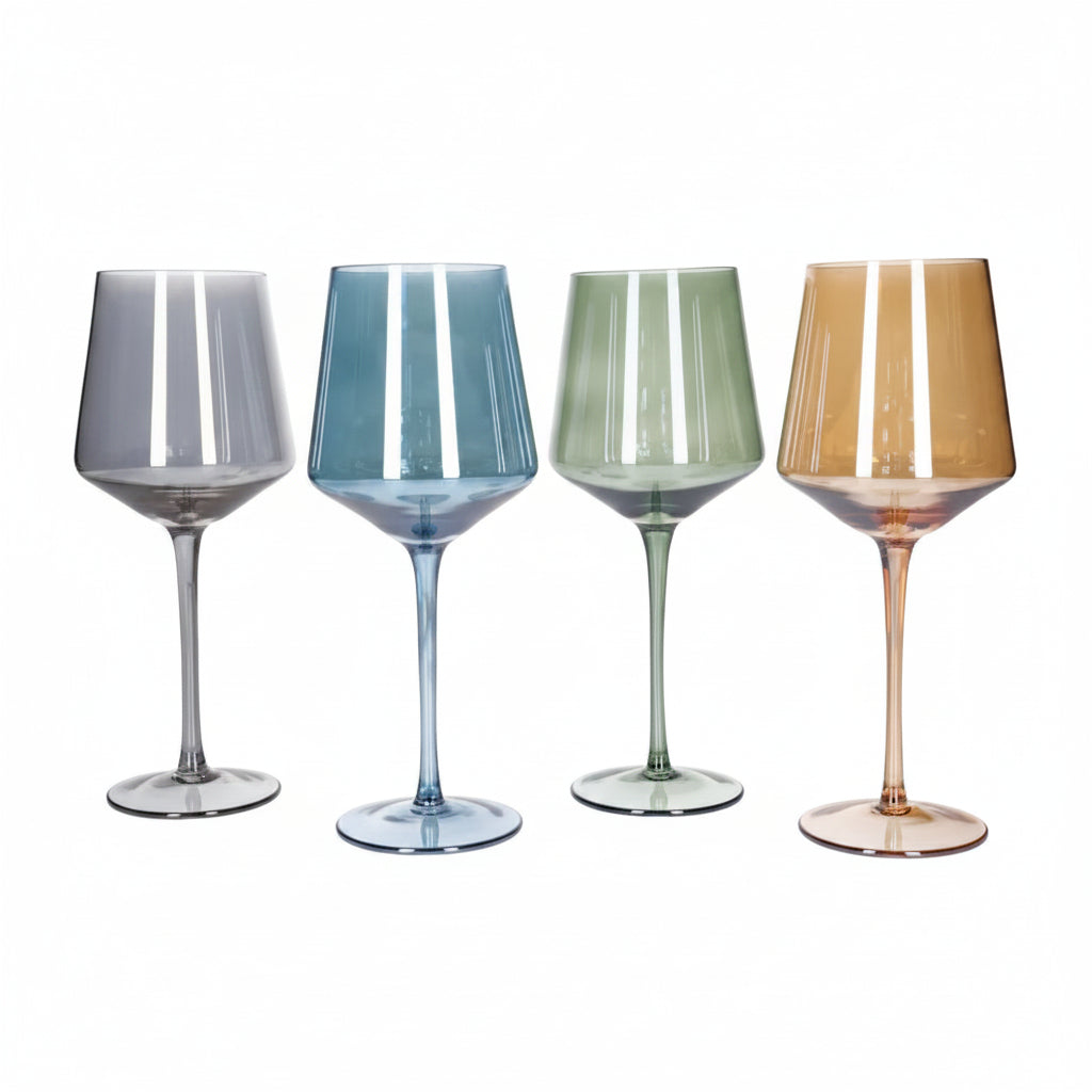 Premium Wine Glass Set of 4 – 450ml Elegant Glasses for Dining & Entertaining