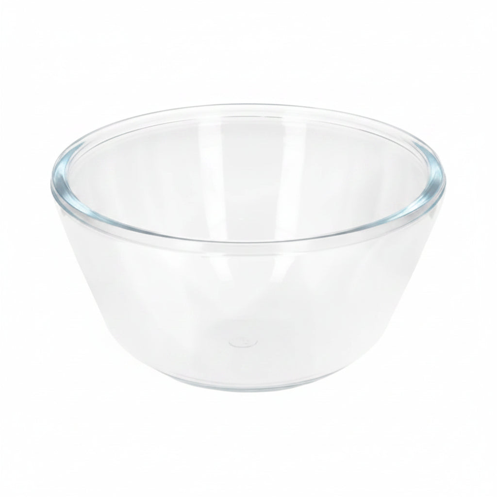 Danny Home Premium Glass Salad Bowl 800ml for Elegant Everyday Dining & Kitchen Use