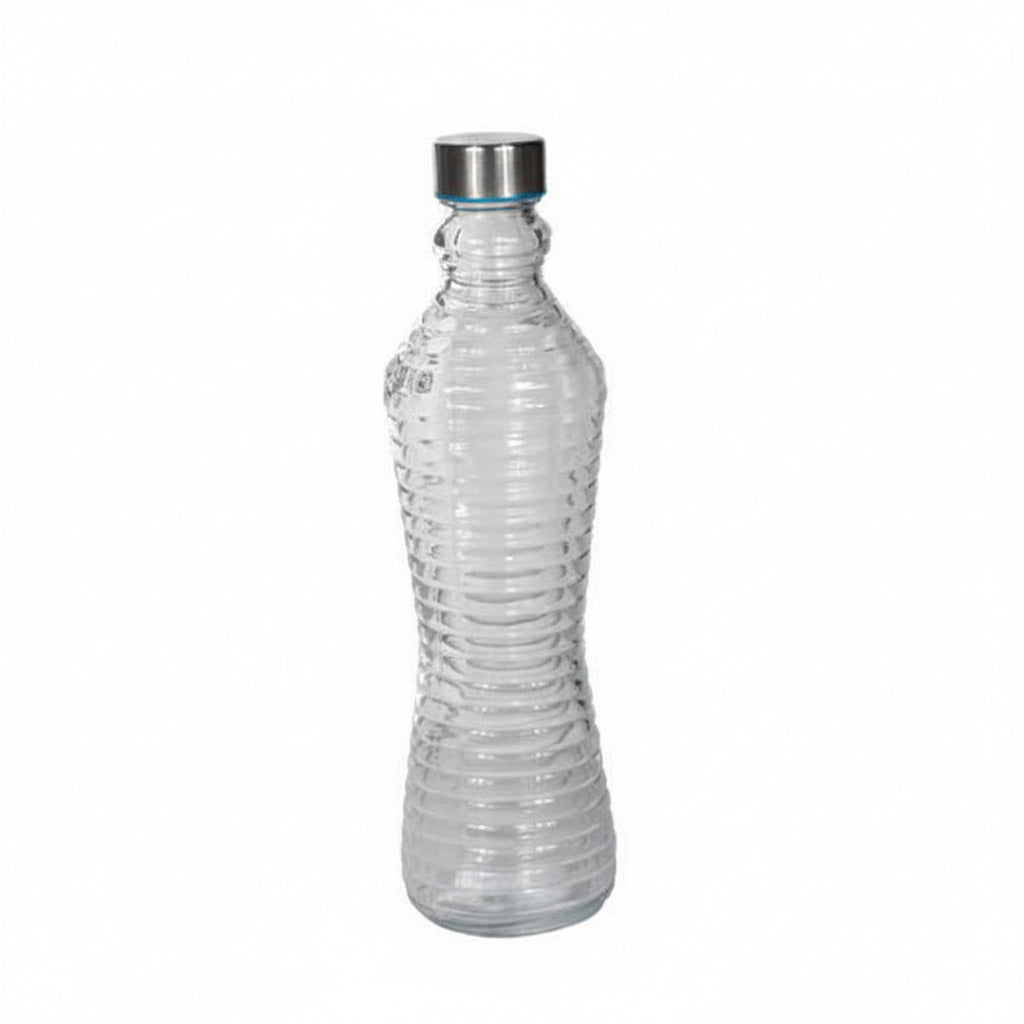 Danny Home Premium 1000ml Glass Bottle for Elegant Everyday Dining & Kitchen Use