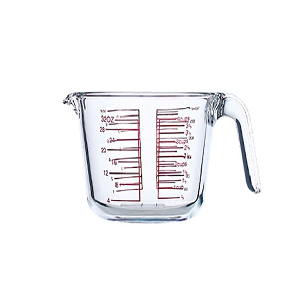 Danny Home Elegant Glass Measuring Cup – Space-Saving Kitchen & Home Organizer