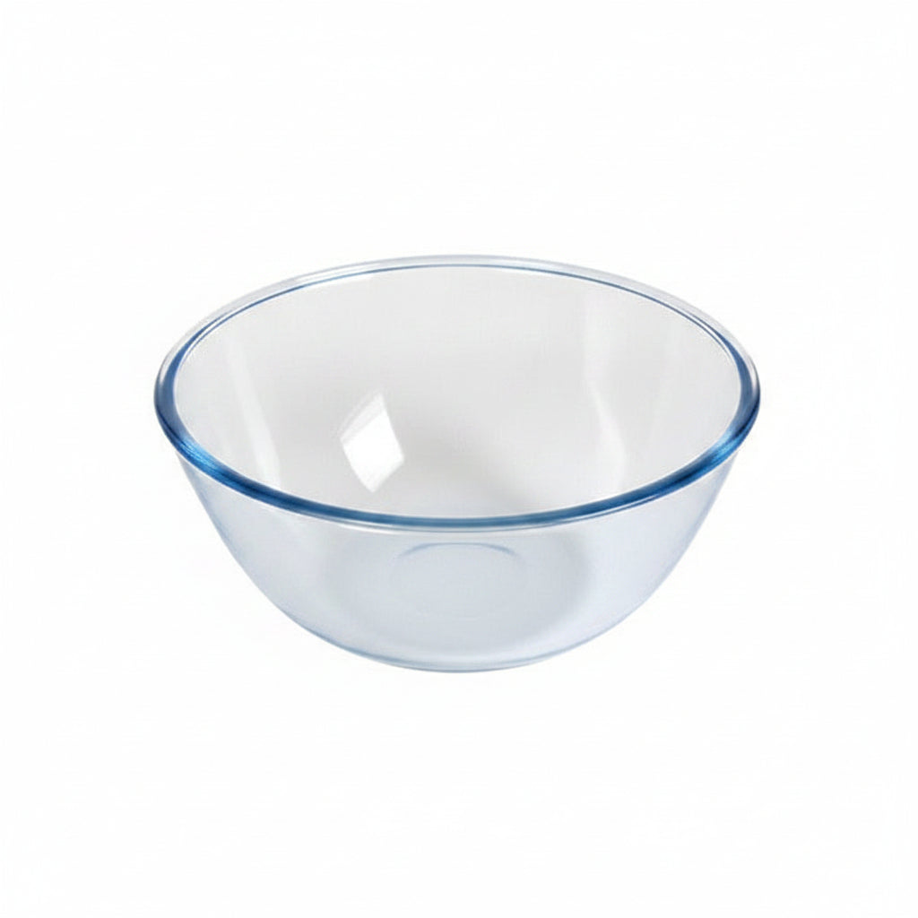 Danny Home Premium Round Glass Bowl 500ml for Elegant Everyday Dining & Kitchen Use
