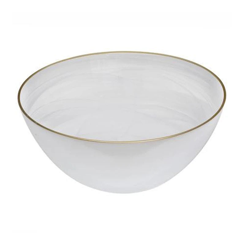 Danny Home Premium 9-Inch Glass Serving Bowl – Elegant Tableware for Salads, Snacks & Everyday Dining