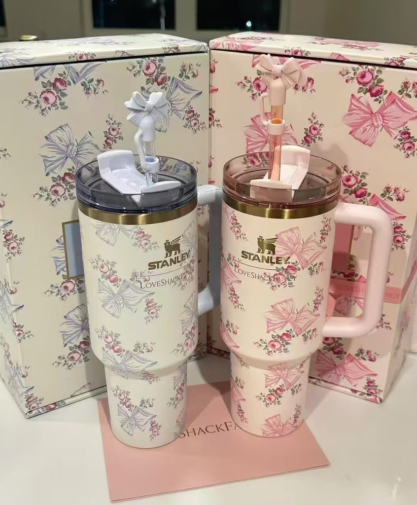 Stanley x Love Shack Fancy 40oz Tumbler Limited Edition Floral Quencher