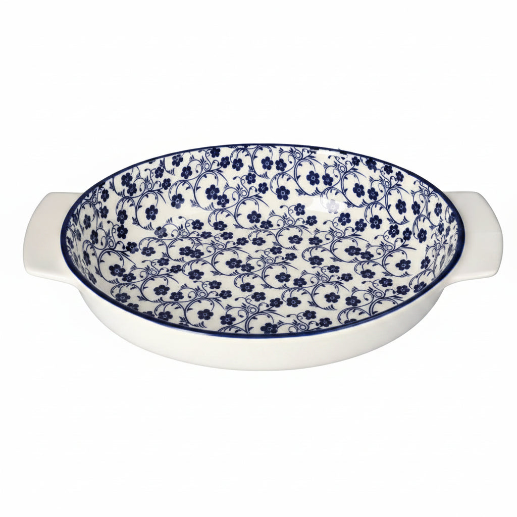 Danny Home Elegant 13-Inch Casserole Dish for Family Baking, Cooking & Table Serving