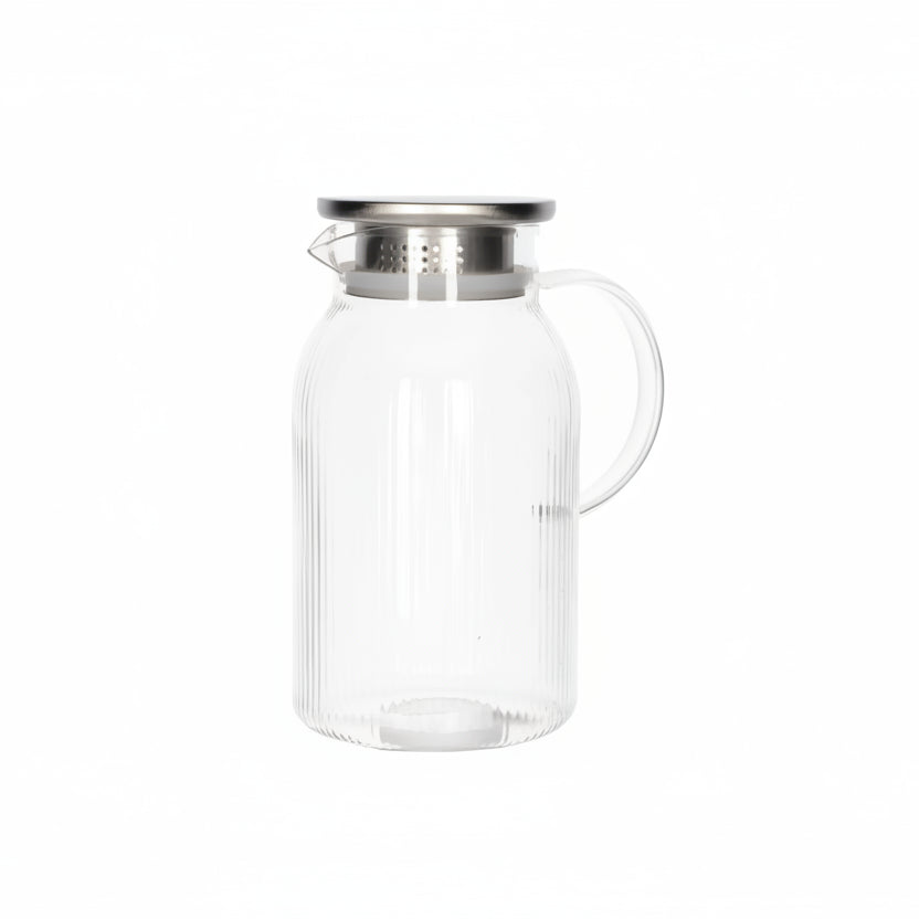 Danny Home Elegant Borosilicate Glass Teapot – 1450ml Premium Tea Brewing & Serving Pot for Home Entertaining