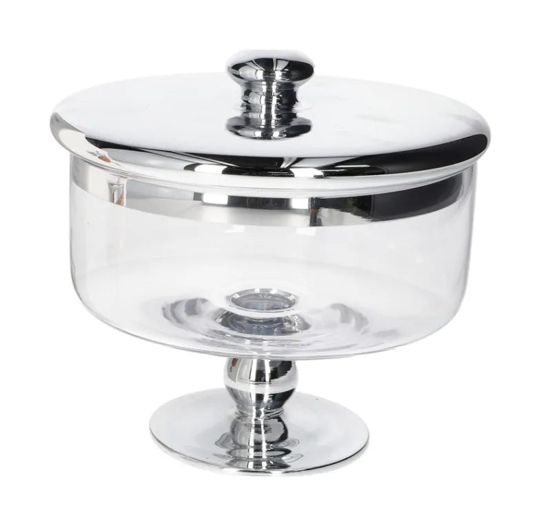 Danny Home Premium Glass Storage Jar – 18.7 × 18cm Elegant Airtight Pantry Organizer for Modern Kitchens