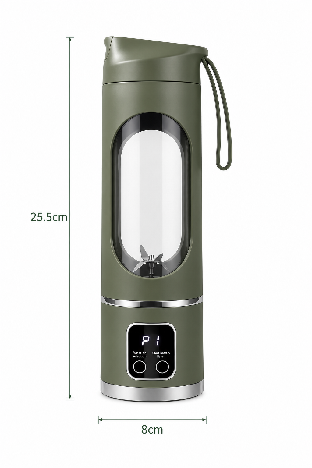 450ml Rechargeable Blender Cup with Three Timed Blending Cycles