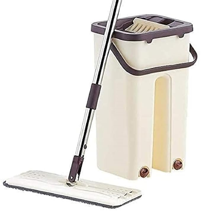 Self-Cleaning Scratch Magic Mop with Bucket Easy & Efficient Floor Cleaning