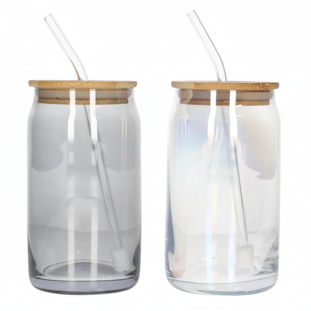 Danny Home Premium Glass 2-Piece Set 500ml for Elegant Everyday Dining & Kitchen Organization