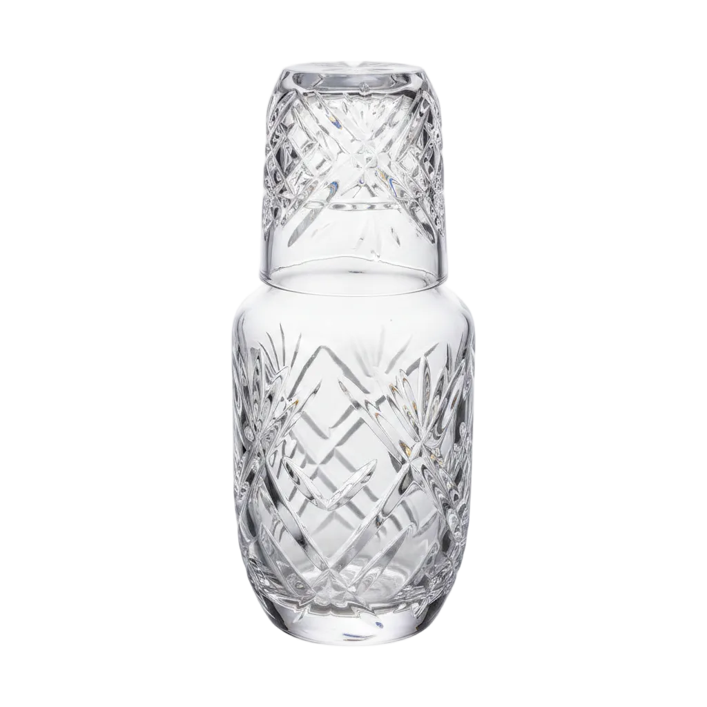 Premium Glass Water Carafe 600ml – Stylish Elegant Beverage Serving Carafe