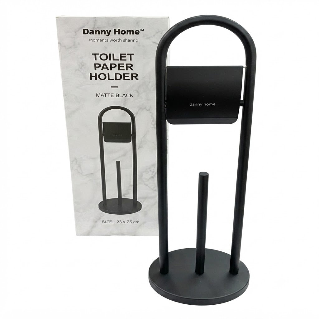 Danny Home Elegant 23 × 75 cm Toilet Paper Holder with 6-Roll Storage Capacity