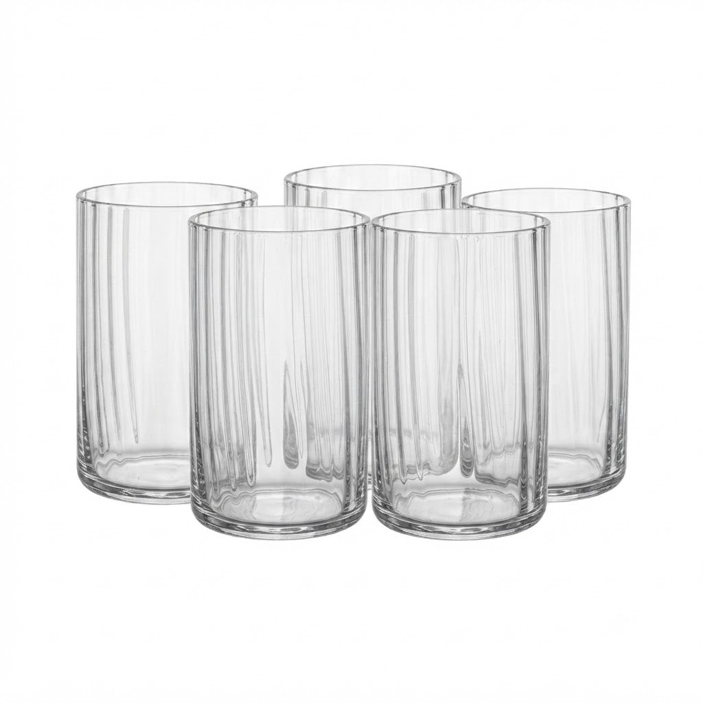 Danny Home Luxury Glassware Collection – 4-Piece Drinking Glass Set, 520ml Premium Beverage Tableware