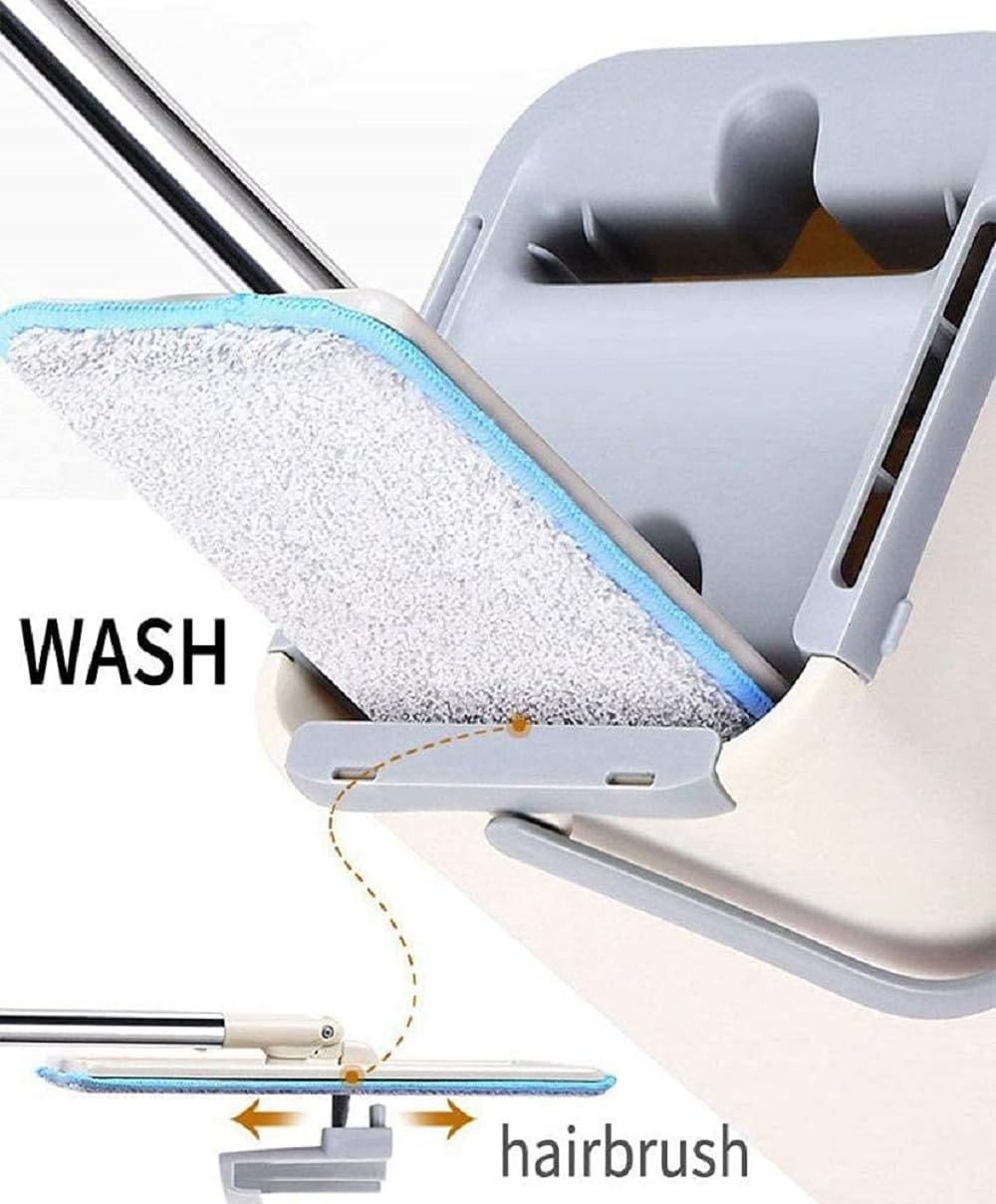 Self-Cleaning Scratch Magic Mop with Bucket Easy & Efficient Floor Cleaning