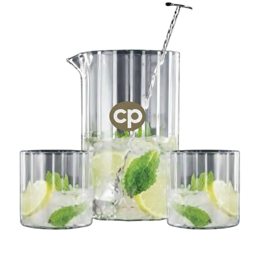 Danny Home Elegant 4-Piece Fashioned Glassware Set – Premium Drinkware Collection for Dining & Guests