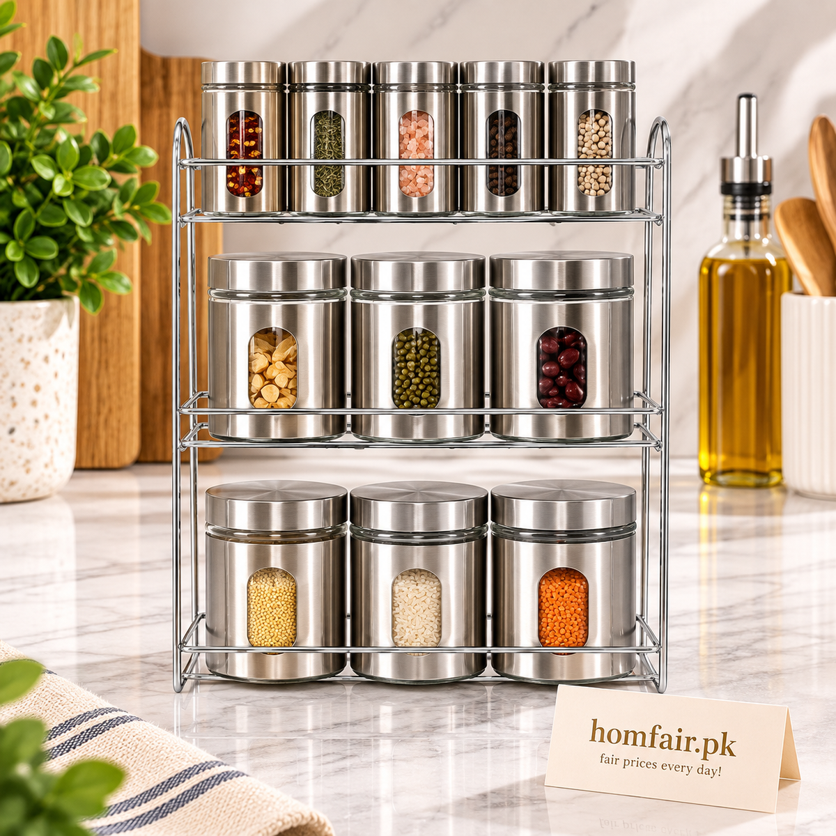 Danny Home Professional Castor Set – Smart Functional Kitchen Accessory