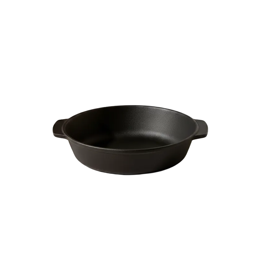 Danny Home Refined 9-Inch Matte Black Serving & Bakeware Dish for Stylish Everyday Dining