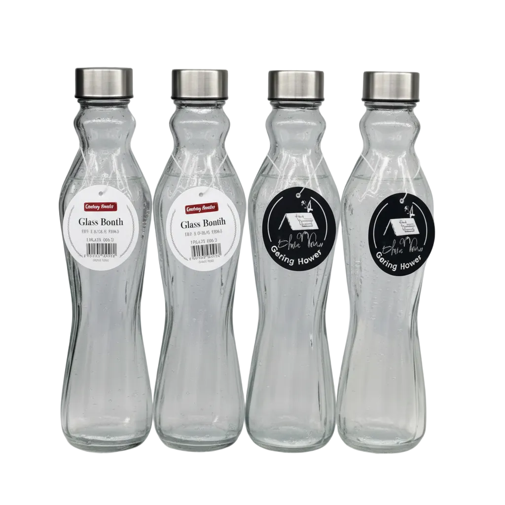 Danny Home Premium Glass Bottle 500ml for Elegant Everyday Dining & Kitchen Use