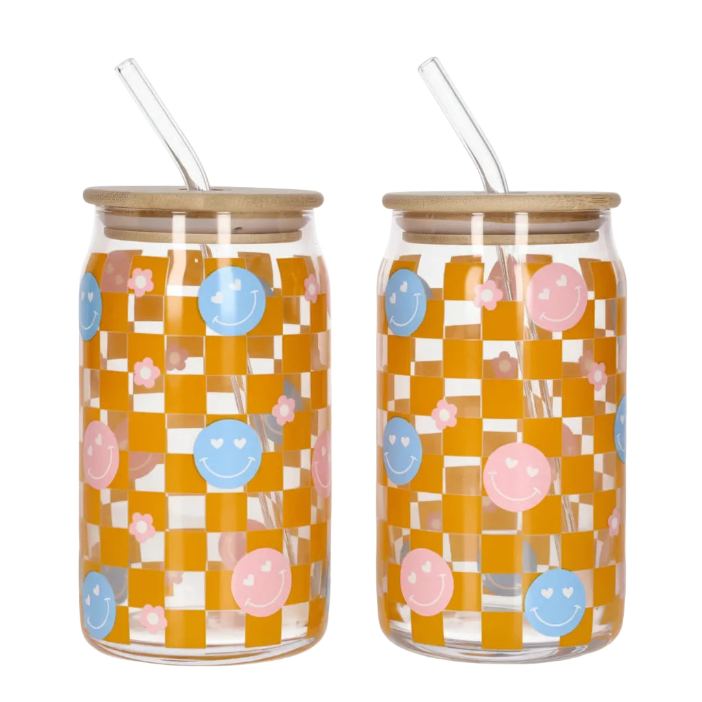 Danny Home Premium 2-Piece Straw Glass Set 500ml for Elegant Everyday Dining & Entertaining