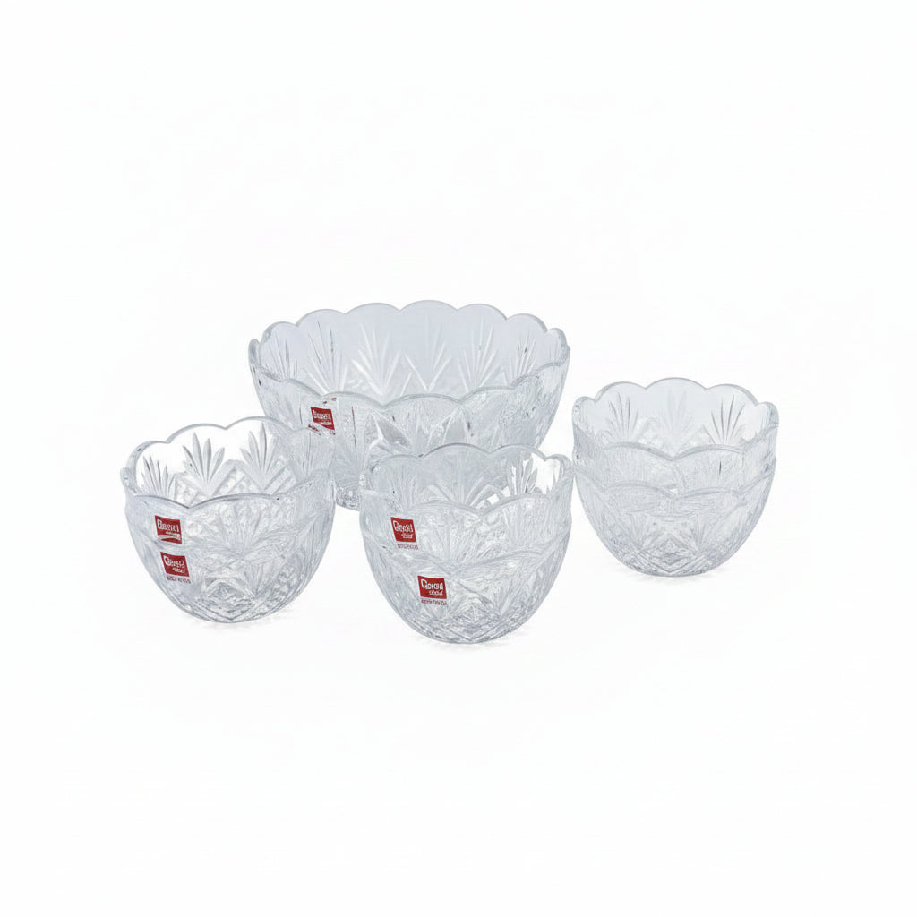 Danny Home Premium 7-Piece Salad Bowl Set for Elegant Everyday Dining & Kitchen Use