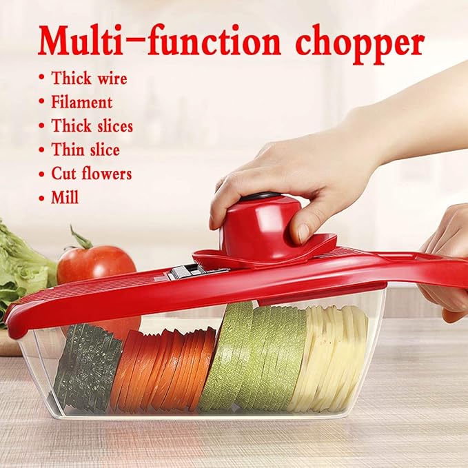 6 in 1 Multi-function Vegetable Mandoline Slicer