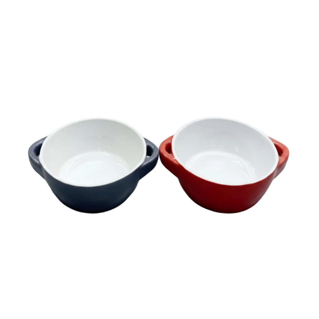 Danny Home Classic 7.5-Inch Round Porcelain Bakeware Dish for Cakes & Small-Batch Baking