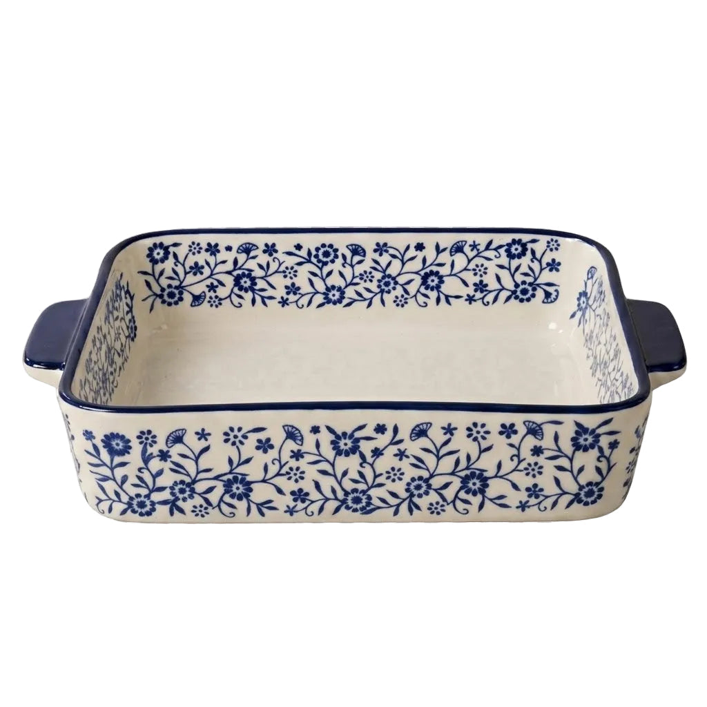 Danny Home Elegant 8-Inch Porcelain Bakeware Dish for Cakes, Brownies & Individual Bakes