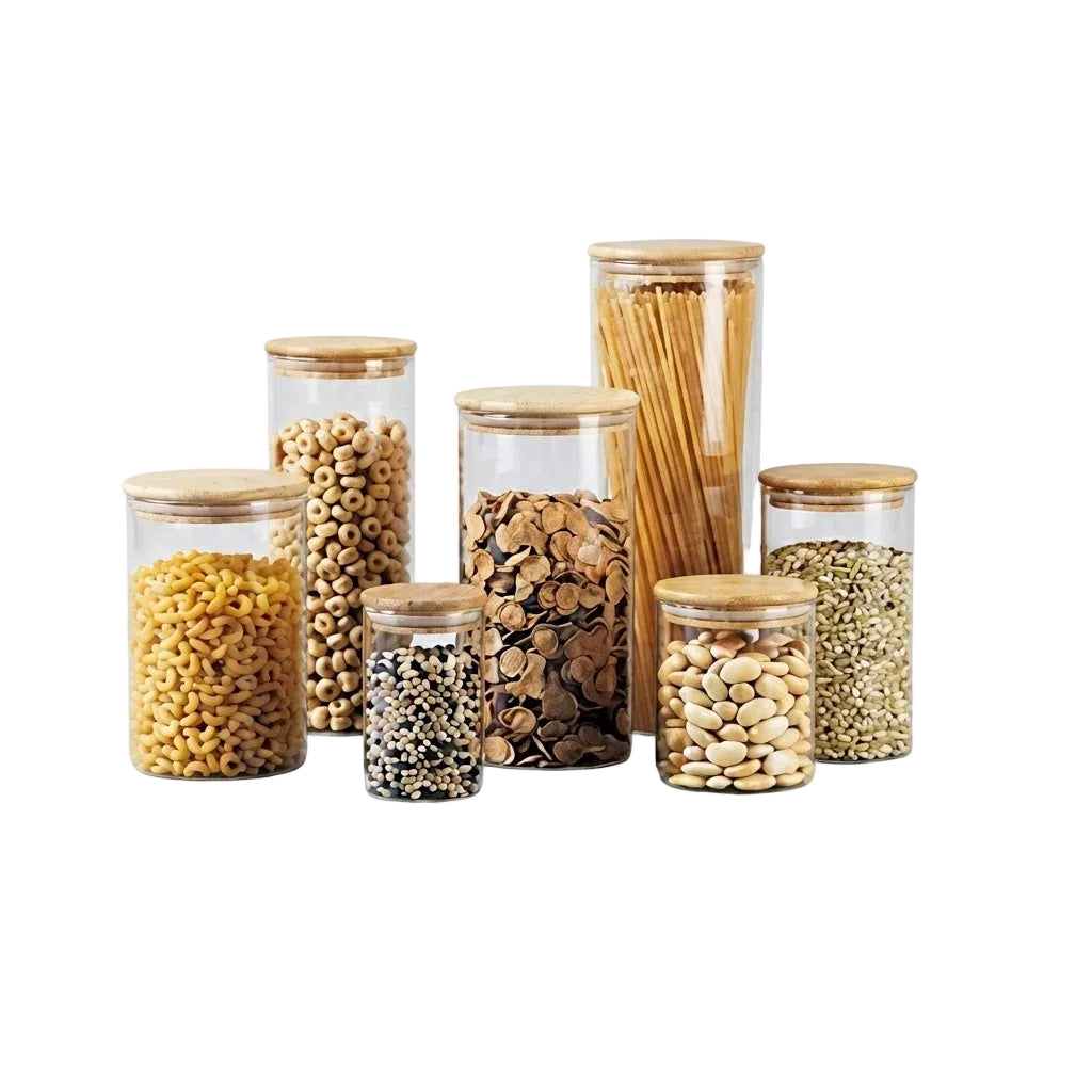 Danny Home Premium 7-Piece Food Container Set – Elegant Kitchen Storage Collection for Everyday Organization