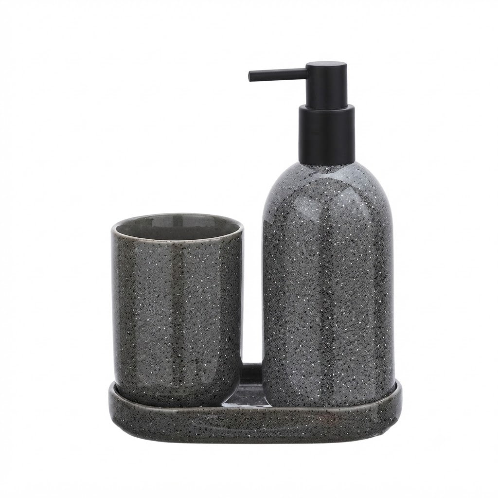 Danny Home Elegant 3-Piece Bath Set for a Refined Spa-Inspired Bathroom