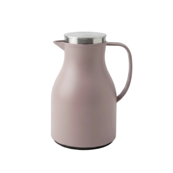 Danny Home Premium 1L Mocha PP+Glass Thermal Vacuum Jug for Elegant Hot & Cold Beverage Serving