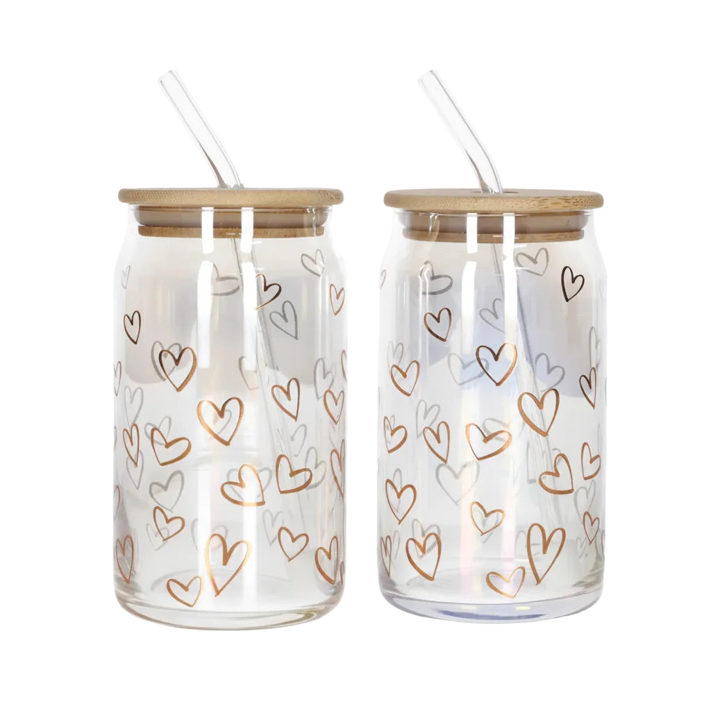 Danny Home Premium 2-Piece Glass Set 500ml for Elegant Everyday Dining & Entertaining