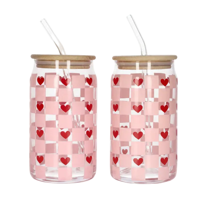 Danny Home Premium 2-Piece Glass Cup Set 500ml for Elegant Everyday Dining & Entertaining