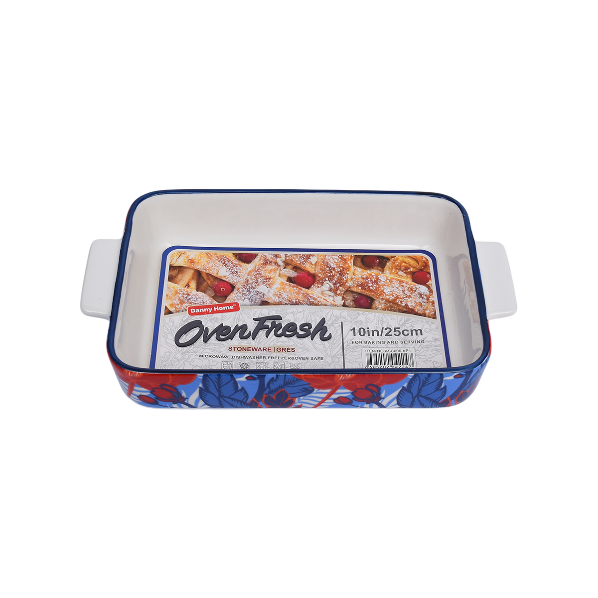 Danny Home Professional 30.5 × 17.5 × 5.5 cm Non-Stick Baking Pan for Cakes & Desserts