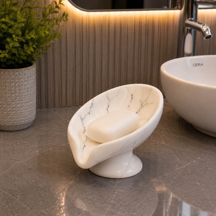 Brilliant Luxury White Marble Soap Dish