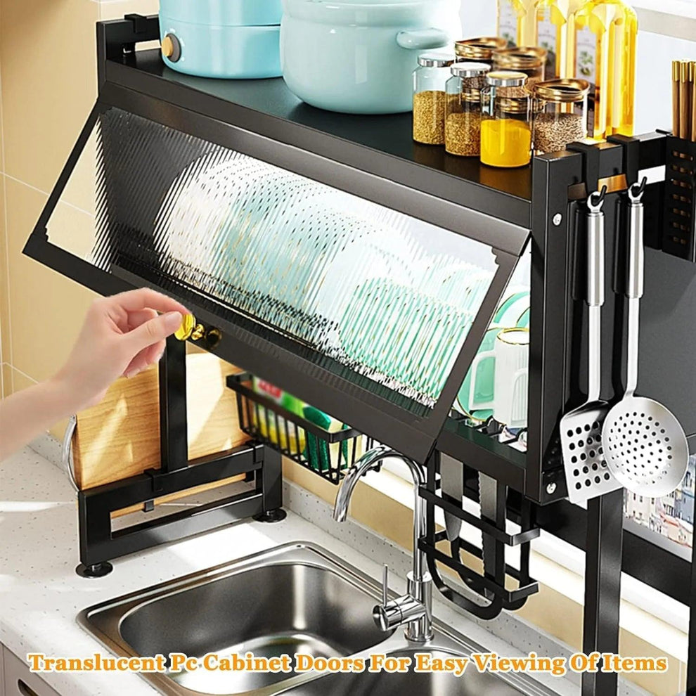 Over The Sink Rack for Kitchen Organization and Storage