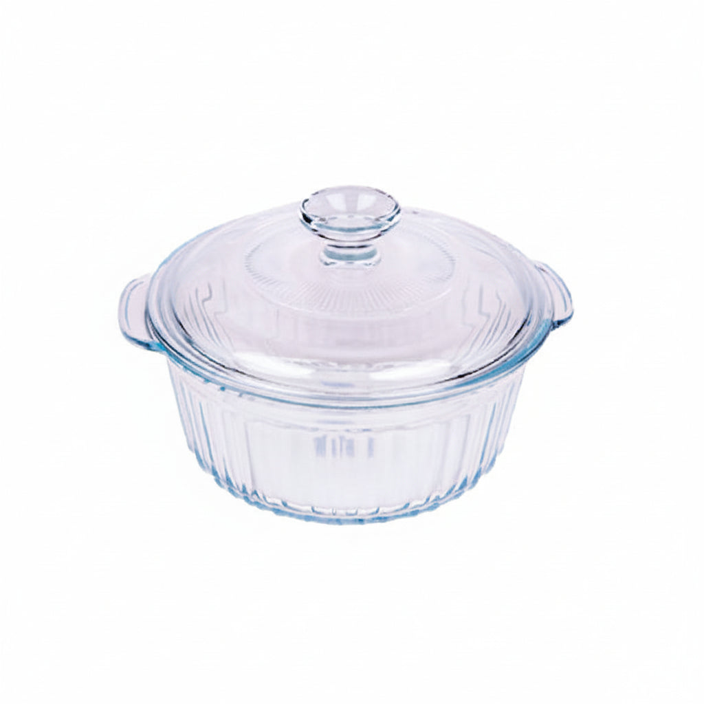 Danny Home Premium 2400ml Glass Casserole Dish for Baking, Roasting & Family Meals