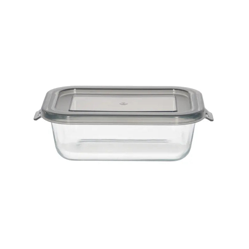 Danny Home Premium 400ml Rectangular Crisper Glass with PP Lid for Elegant Everyday Dining & Kitchen Organization