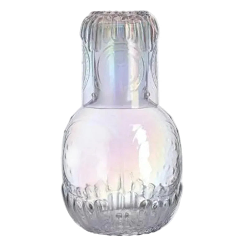 Danny Home Premium Glass Water Carafe – 900ml Elegant Beverage Serving Jug for Dining & Entertaining