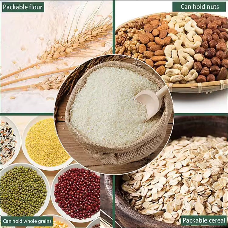 Durable Cereal Storage Bag Moisture Proof Reusable Food Organizer