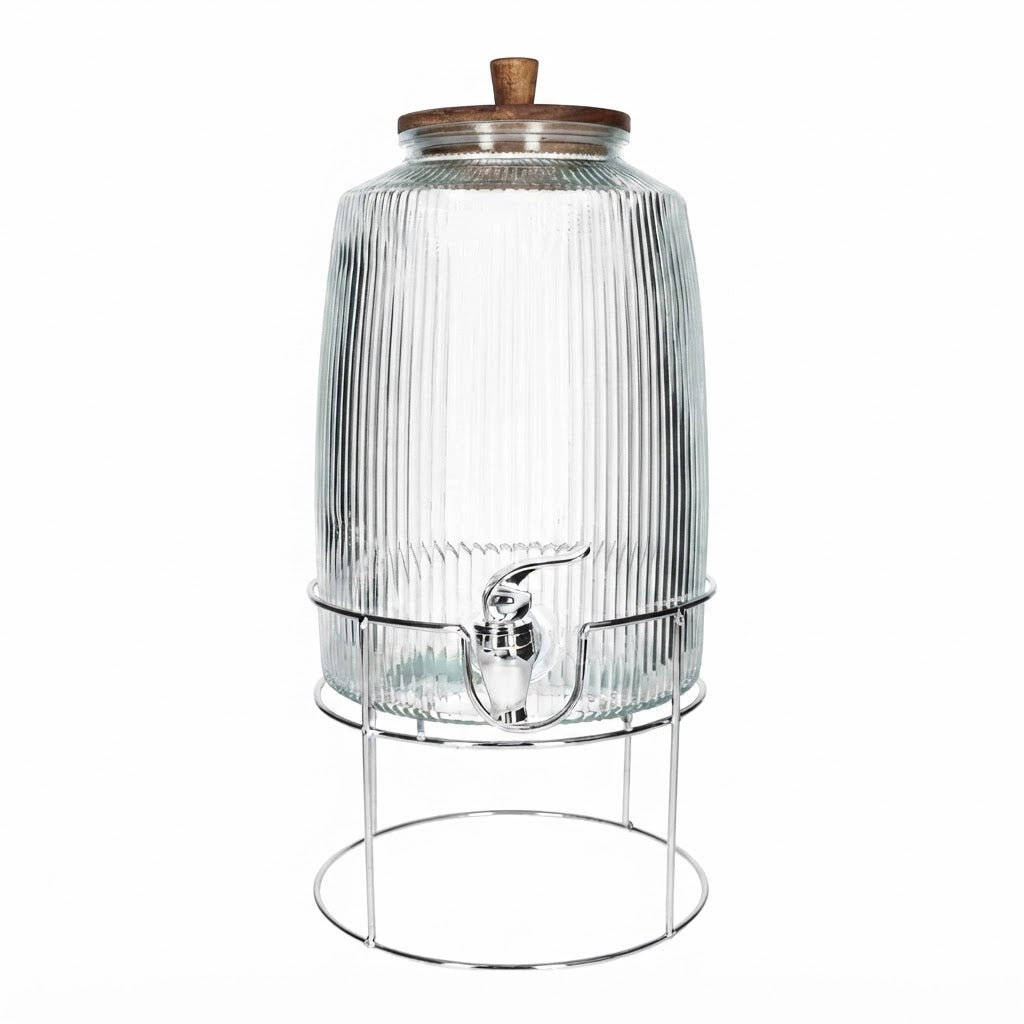 Danny Home Premium 6L Drinks Dispenser with Four-Compartment Layout & Built-In Tap for Parties and Large Gatherings