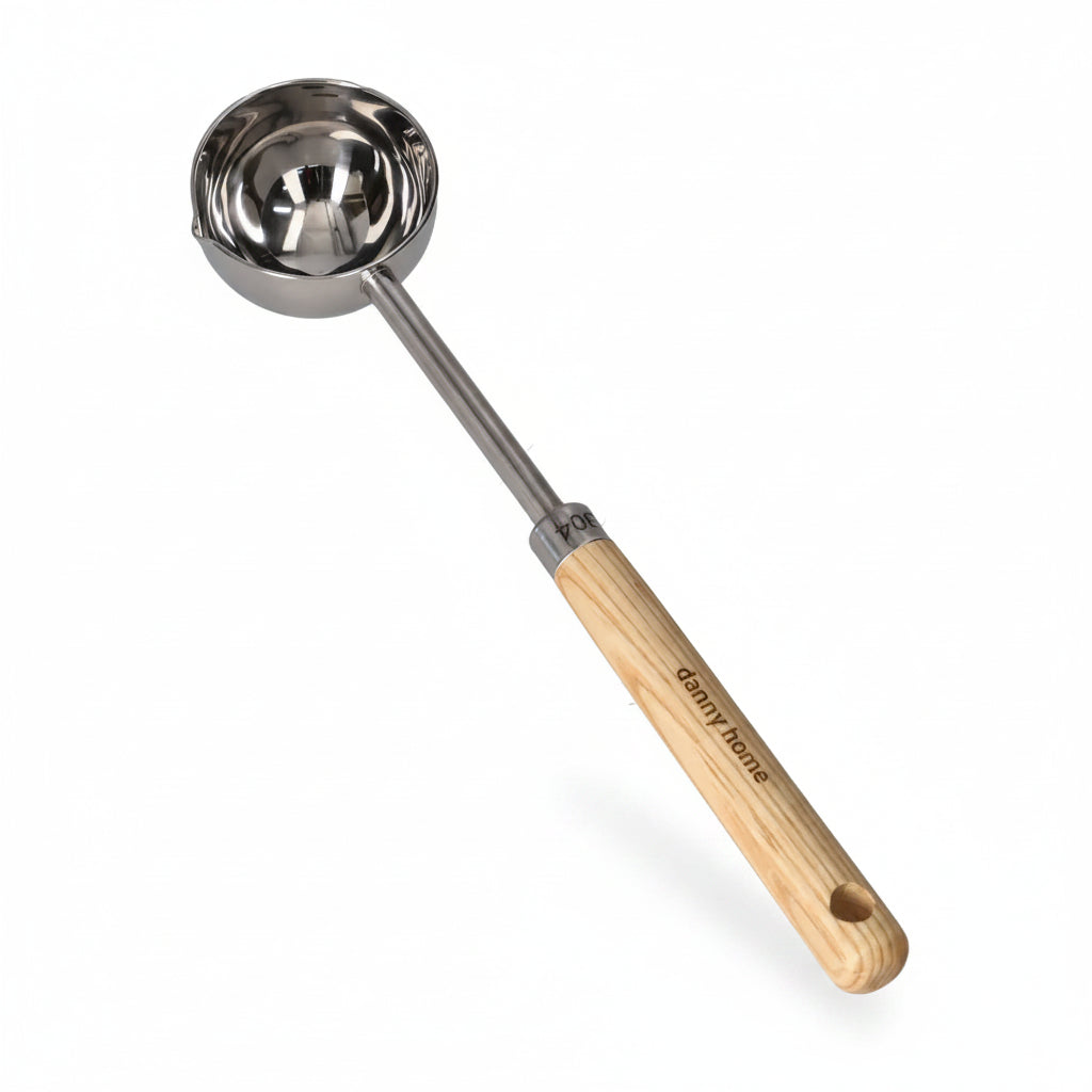 Danny Home Premium Stainless Steel Multi Sauce Spoon – Elegant Kitchen Serving Tool for Everyday Cooking