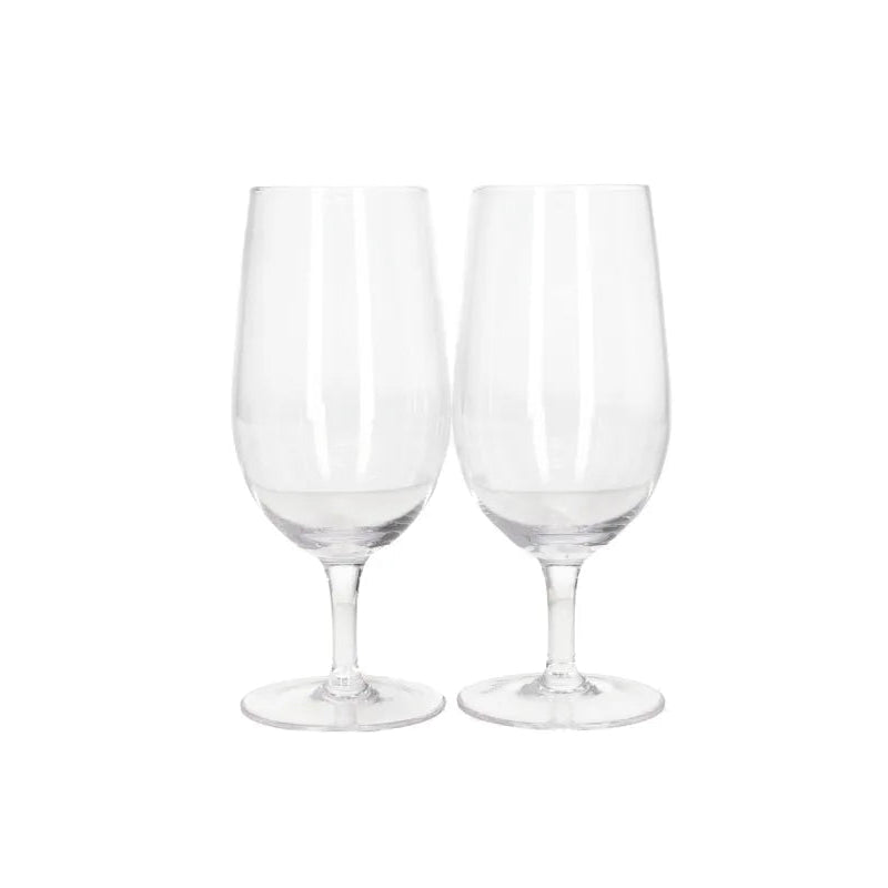Danny Home Premium 2-Piece Glass Set for Elegant Everyday Dining & Kitchen Use