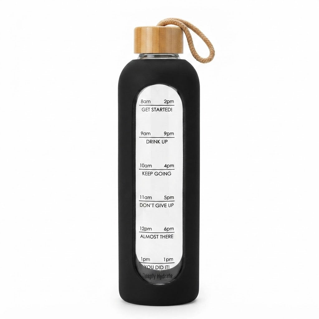 Danny Home Elegant 1000ml Glass Drinks Bottle – Stylish Premium Beverage Storage for Home & Dining