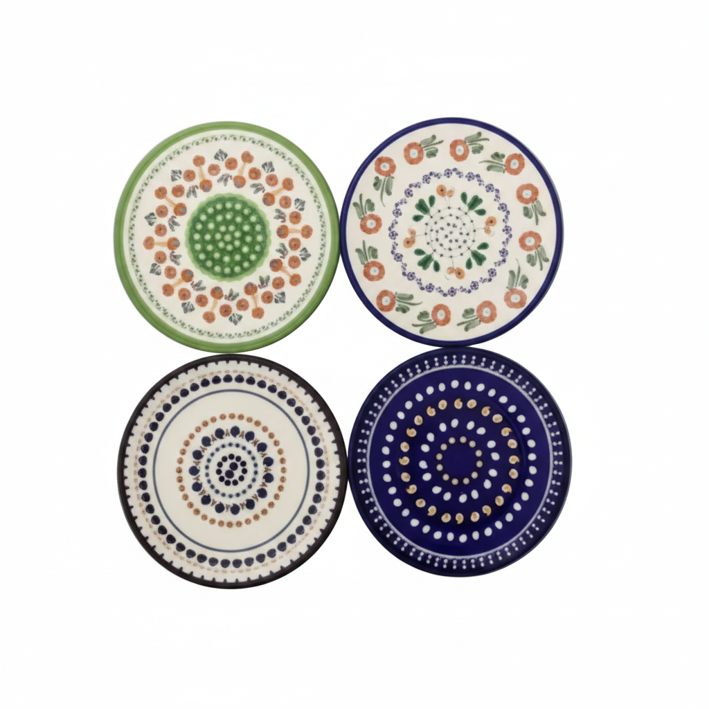 Danny Home Elegant Patterned Coaster – Space-Saving Kitchen & Home Organizer